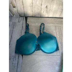 Victoria's Secret Women 38DDD Teal Blue Ultimate Adjustable Straps Underwire